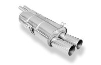 FOX Final Silencer Ø2x63,5mm 2x76 Typ 10 - BMW E34...