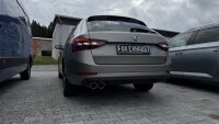 FOX Endschalldämpfer 2x90 Typ 25 - Skoda Superb 3V...