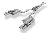 FOX Halbanlage ab Kat 2x80 Typ 24 inkl. Unterdruckabgasklappen - Audi RS4 B7