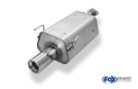 FOX Endschalldämpfer 1x90 Typ 13 - Honda Civic VII...