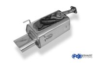 FOX Endschalldämpfer 135x85 Typ 53 - Honda Civic VII...