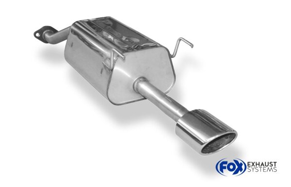 FOX Endschalldämpfer 115x85 Typ 32 - Honda Civic VII Coupe