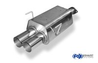 FOX Endschalldämpfer 2x90 Typ 10 - Honda Civic VII...