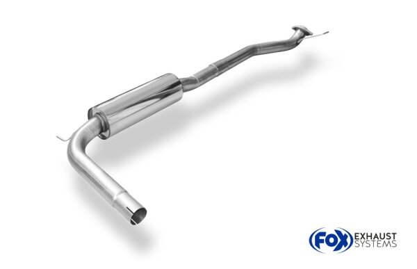 FOX Front Silencer - Honda Civic IX Hatchback