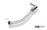 FOX Front Silencer - Honda Civic IX Hatchback