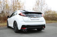 FOX Endschalldämpfer 2x90 Typ 12 - Honda Civic IX Hatchback