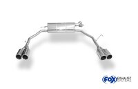 FOX Endschalldämpfer 2x90 Typ 12 - Honda Civic IX Hatchback