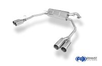 FOX Endschalldämpfer 2x90 Typ 12 - Honda Civic IX Hatchback
