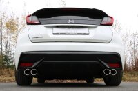 FOX Final Silencer 2x90 Typ 12 - Honda Civic IX Hatchback