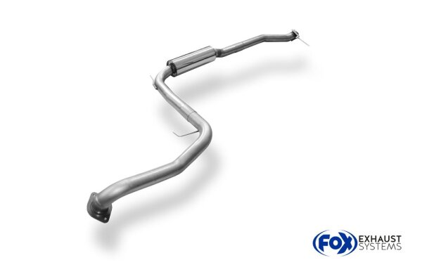 FOX Front Silencer - Honda Civic IX Type-R