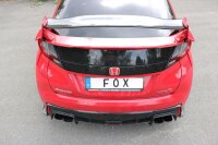 FOX Final Silencer 2x90 Typ 25 black - Honda Civic IX Type-R