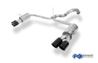 FOX Final Silencer 2x90 Typ 25 black - Honda Civic IX Type-R