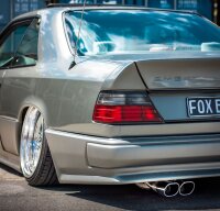 FOX Endschalldämpfer- und Vorschalldämpfer Ø70mm 2x93x79 Typ 70 passend an AMG Ansatz - Mercedes E-Klasse 124