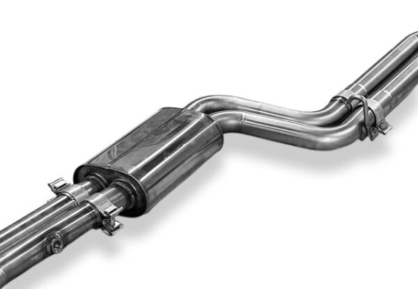 FOX Front Silencer - Mercedes W123/S123 4-/6-Cylinder