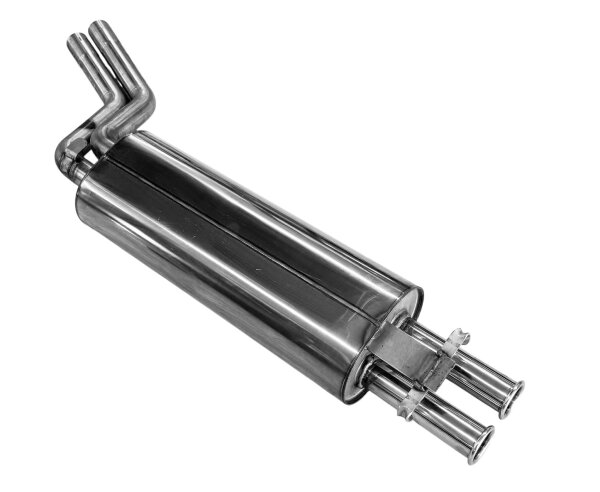 FOX Final Silencer 2x50 Typ 12 - Mercedes W123/S123 6-Cylinder