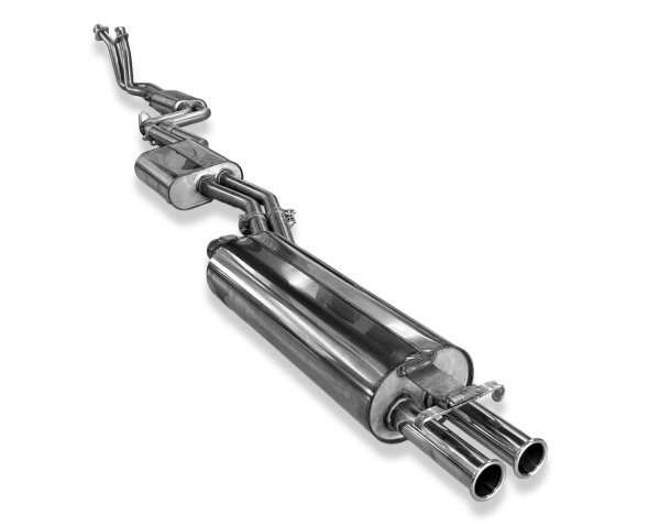 FOX Exhaust System 2x50 Typ 12 - Mercedes W123/S123 6-Cylinder