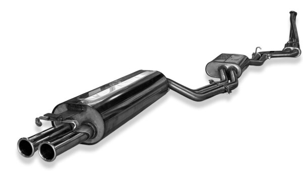 FOX Half system from catalytic converter 2x50 Typ 12R - Mercedes W123/S123 4-Cylinder