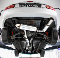 FOX Exhaust System JDM Look 1x90mm Typ 10 - Mazda MX5 NB