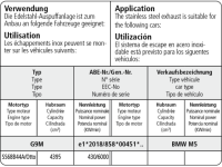 Bastuck Membrane nozzle PG 21- BMW 5 Series G90/G99 M5