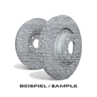 EBC Rear Brake Disc Set Premium Disc - Alpine/ Renault...