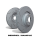 EBC Front Brake Disc Set Black Dash - Citroen/ Peugeot Models