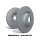 EBC Rear Brake Disc Set Black Dash - Chevrolet Models