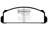 EBC Bremsbeläge Set BlackStuff vorn - Daihatsu/...