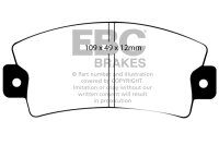 EBC Bremsbeläge Set BlackStuff hinten - Fiat Modelle