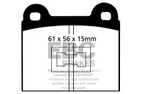 EBC Front Brake Pad Set BlackStuff - Audi/ VW Models