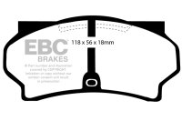 EBC Front Brake Pad Set BlackStuff - Fiat Models
