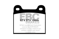 EBC Front Brake Pad Set BlackStuff - Porsche Models