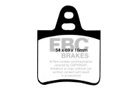 EBC Rear Brake Pad Set BlackStuff - Citroen Models