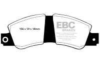 EBC Front Brake Pad Set BlackStuff - Fiat/ Renault Models