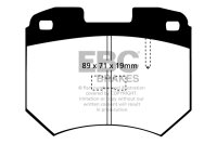 EBC Front Brake Pad Set BlackStuff - Audi Models