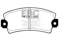 EBC Front Brake Pad Set BlackStuff - Alfa Romeo/...