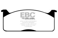 EBC Front Brake Pad Set BlackStuff - Toyota Models