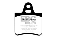 EBC Rear Brake Pad Set BlackStuff - Citroen Models