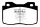 EBC Front Brake Pad Set BlackStuff - Fiat Models