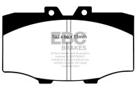 EBC Front Brake Pad Set BlackStuff - Toyota Models