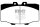 EBC Front Brake Pad Set BlackStuff - Toyota Models
