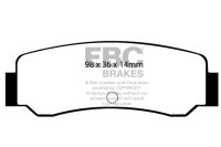 EBC Bremsbeläge Set BlackStuff hinten - Mitsubishi/...