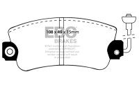 EBC Front Brake Pad Set BlackStuff - Chrysler/ Dacia/...