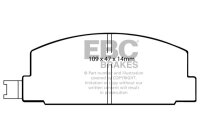 EBC Front Brake Pad Set BlackStuff - Toyota/ Subaru Models