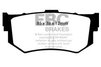 EBC Rear Brake Pad Set BlackStuff - Honda Models