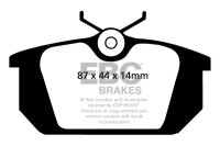 EBC Rear Brake Pad Set BlackStuff - Alfa Romeo/ Fiat/...