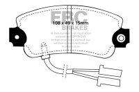 EBC Front Brake Pad Set BlackStuff - Alfa Romeo Models
