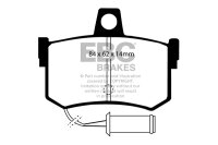 EBC Rear Brake Pad Set BlackStuff - Honda/ Rover Models