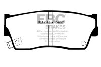 EBC Front Brake Pad Set BlackStuff - Santana/ Suzuki Models