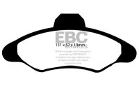 EBC Front Brake Pad Set BlackStuff - Ford Models