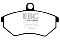 EBC Front Brake Pad Set BlackStuff - Seat/ VW Models